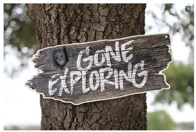 ITS Gone Exploring Tin Sign