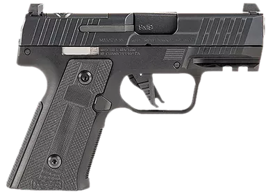 IWI US M9SLIM10CE MASADA Slim Commander Elite Compact Frame 9mm Luger 13+1 3.40" Black Button-Rifled Barrel, Black Optic Ready/Serrated Steel Slide, Black Aluminum Frame w/Picatinny Rail, Polymer Grip
