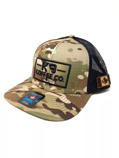 K9 Coffee Co. - "Hide & Seek" Multicam Camo Snapback