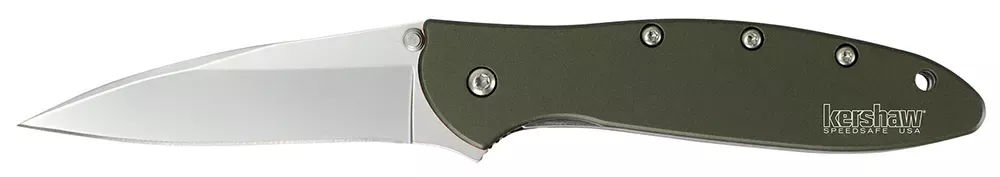 Kershaw Leek 3" Modified Drop Point Olive