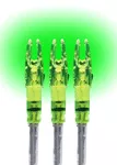 Lumenok Lighted NocksGreen S 3 pk.
