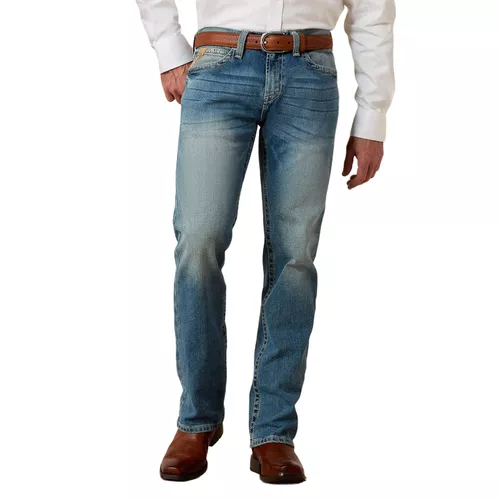 Men's M7 Rocker Stretch Stirling Stackable Straight Leg Jeans by Ariat