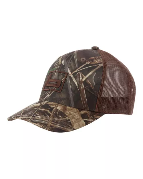 Men's Max7 Camo Mesh Snapback Trucker Cap by Banded