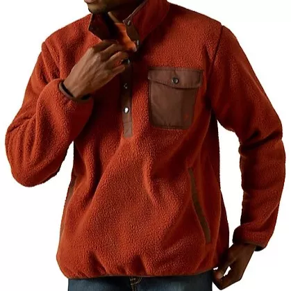 Men's Polar Bear Mock Pullover Sweater by Ariat
