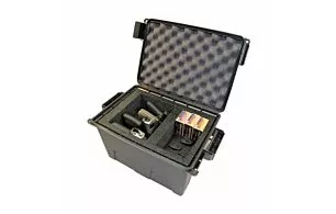MTM Tactical Pistol Handgun Case Fits 4 Handguns Dark Earth