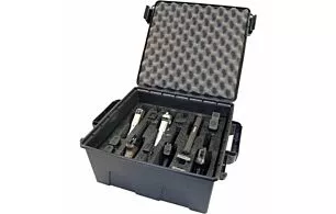 MTM Tactical Pistol Handgun Case Fits 6 Handguns Dark Earth
