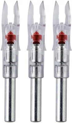 Nockturnal Lighted Nock S-Series Red 3PK