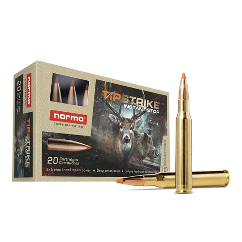 Norma Ammunition 20169532Tipstrike 270WSM 140gr 20 Per Box/10 Case