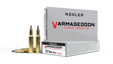 Nosler Varmageddon .222 Rem 40 Grain 3400fps Box/20