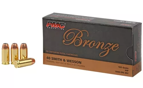 PMC BRONZE 40SW 165GR JHP 50/20