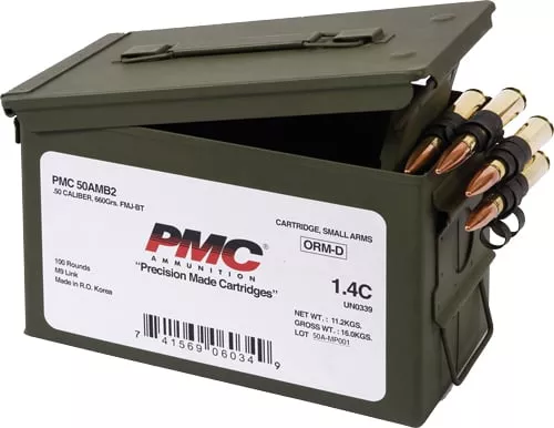 PMC BRONZE 50BMG M2A1 LINKED 660GR