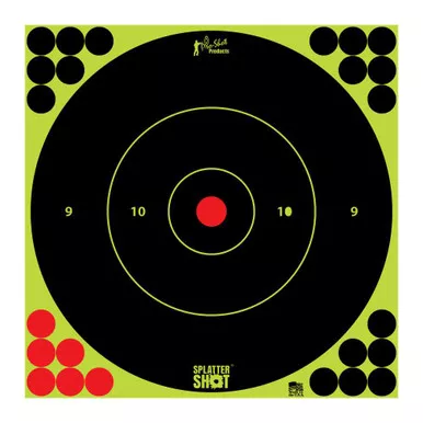 Pro Shot 12" SplatterShotGreen Sight In Target - Peel & Stick - 5 Pack