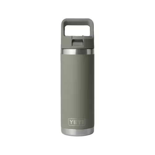 Rambler 18 oz Flip up Straw Water Bottle by YETI