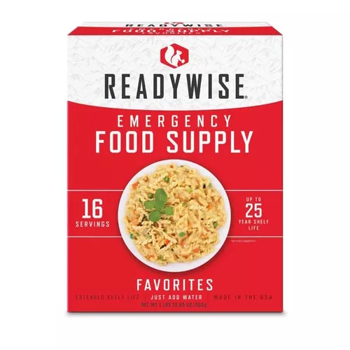ReadyWise 18 Serving Emergency Food Supply - Favorites Box