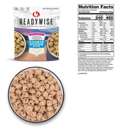 Readywise Trail Treats Cookie Dough
