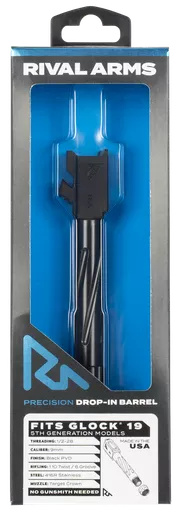 Rival Arms V1 Black Threaded Barrel for Glock 19 Gen 5
