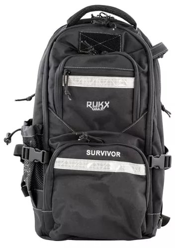 Rukx Gear ATICTSURB Survivor Backpack Black 600D Polyester