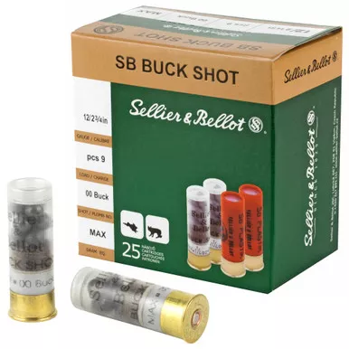 S&B 12GA 2.75 1.12OZ 00 9PEL 25/250