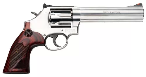 S&W 686 PLUS DLX 357 6" STS 7RD WD