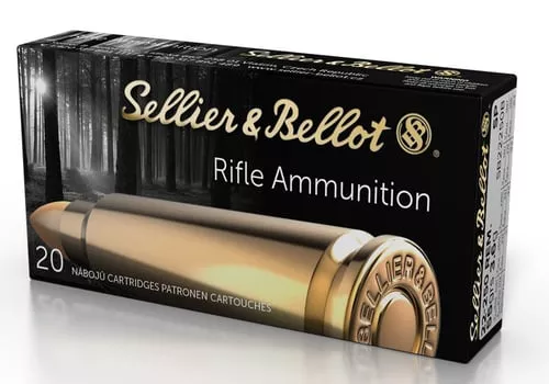 SELLIER & BELLOT 22-250 REM 55GR SP 20RD BOX 25 BOXES PER CASE