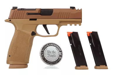 Sig Sauer P365X-MACRO COMP 2A Semi-Automatic Pistol 9mm 3" Coyote