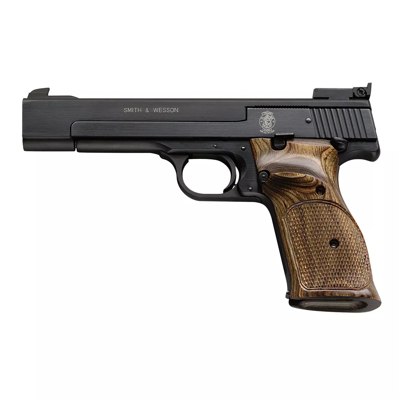 Smith & Wesson Model 41 Pistol 5.5" .22 LR Wood Grip