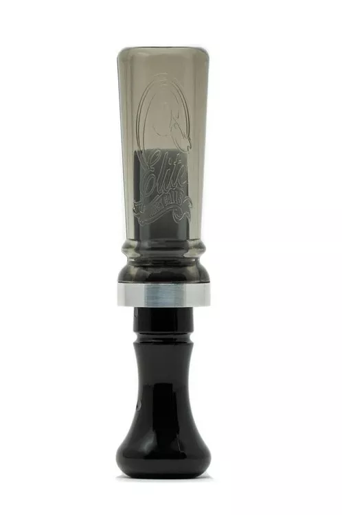 Smoke/Black Edge Double Reed Duck Call by Elite