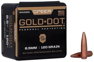 Speer .264 120gr Bonded Soft Point Brass 50/20
