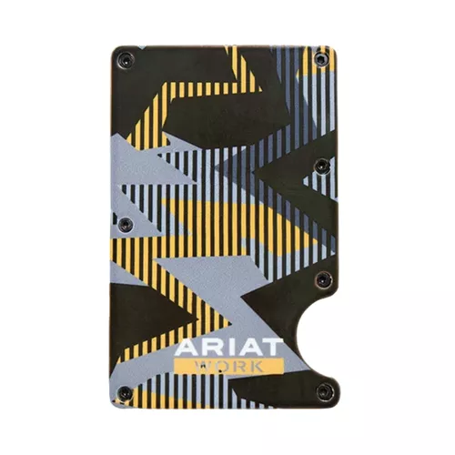 Stacked Logo Utility Wallet with Money Clip by Ariat