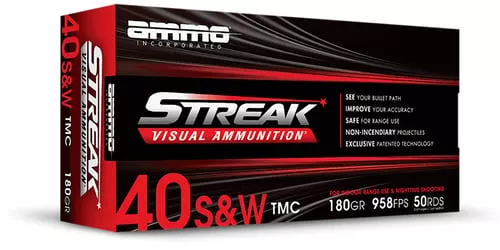 STREAK RED 40S&W 180GR TMC 50/1000
