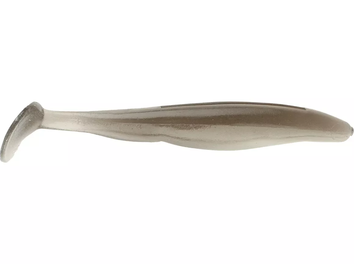 Strike King KVD Perfect Plastics Swim'n Caffeine Shad - 5" Ghost Shad