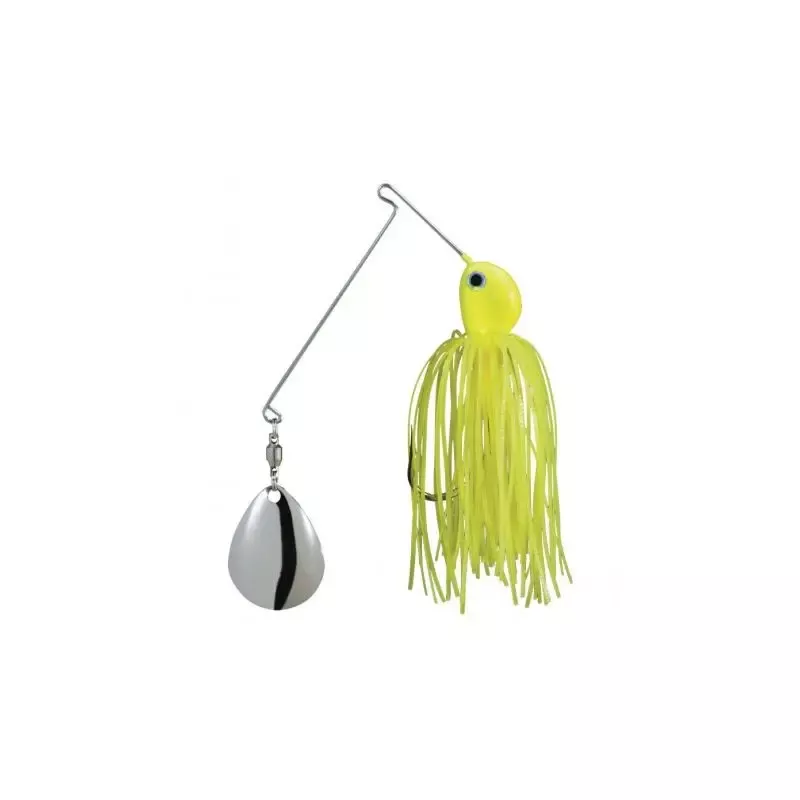 Strike King Potbelly Spinnerbait - 3/8 oz. Colorado Blade Chartreuse