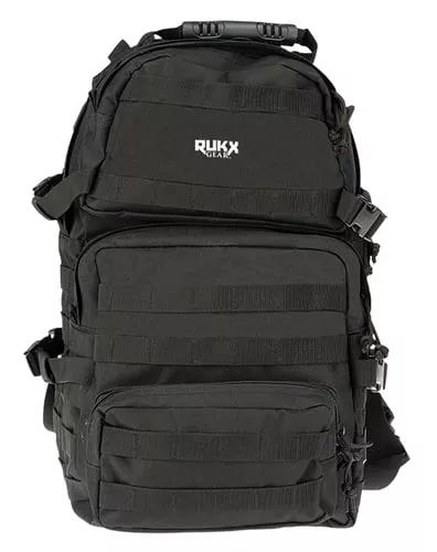 TACTICAL 3 DAY BACKPACK BLACK RUKX GEAR