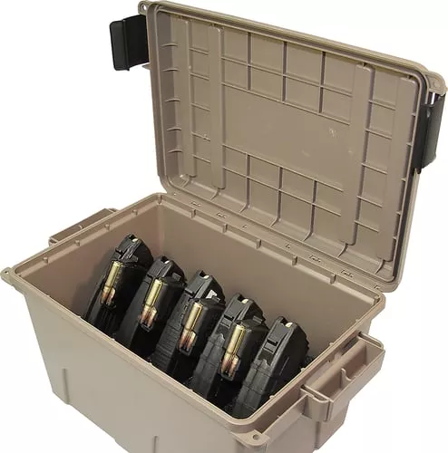 TACTICAL MAG CAN AK47 30 RD 7.62X39 CAL 9-MAG POLYMER TAN