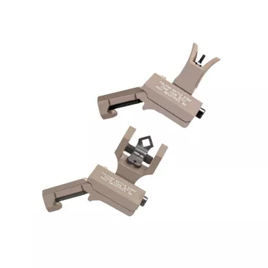 TROY M4 Front and Dioptic Rear 45 Degree Offset Folding BattleSights (SSIG-45S-MDFT-00)