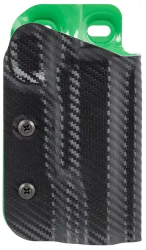 Uncle Mikes 54RNC03BGR Range/Competition Holster OWB Black/Green Boltaron Belt Slide Fits Colt 1911 Fits 5" Barrel Right Hand