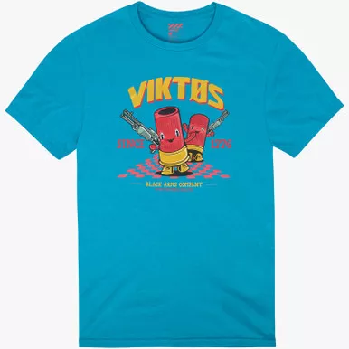 VIKTOS Shotty Turquoise Heather Tee (18154)