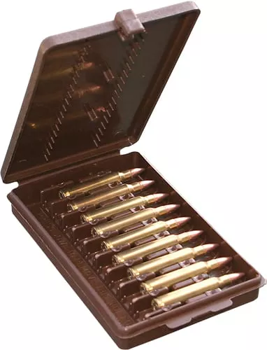 WALLET STYLE AMMO BOX 17 REM-7.62X39 9 ROUND BROWN