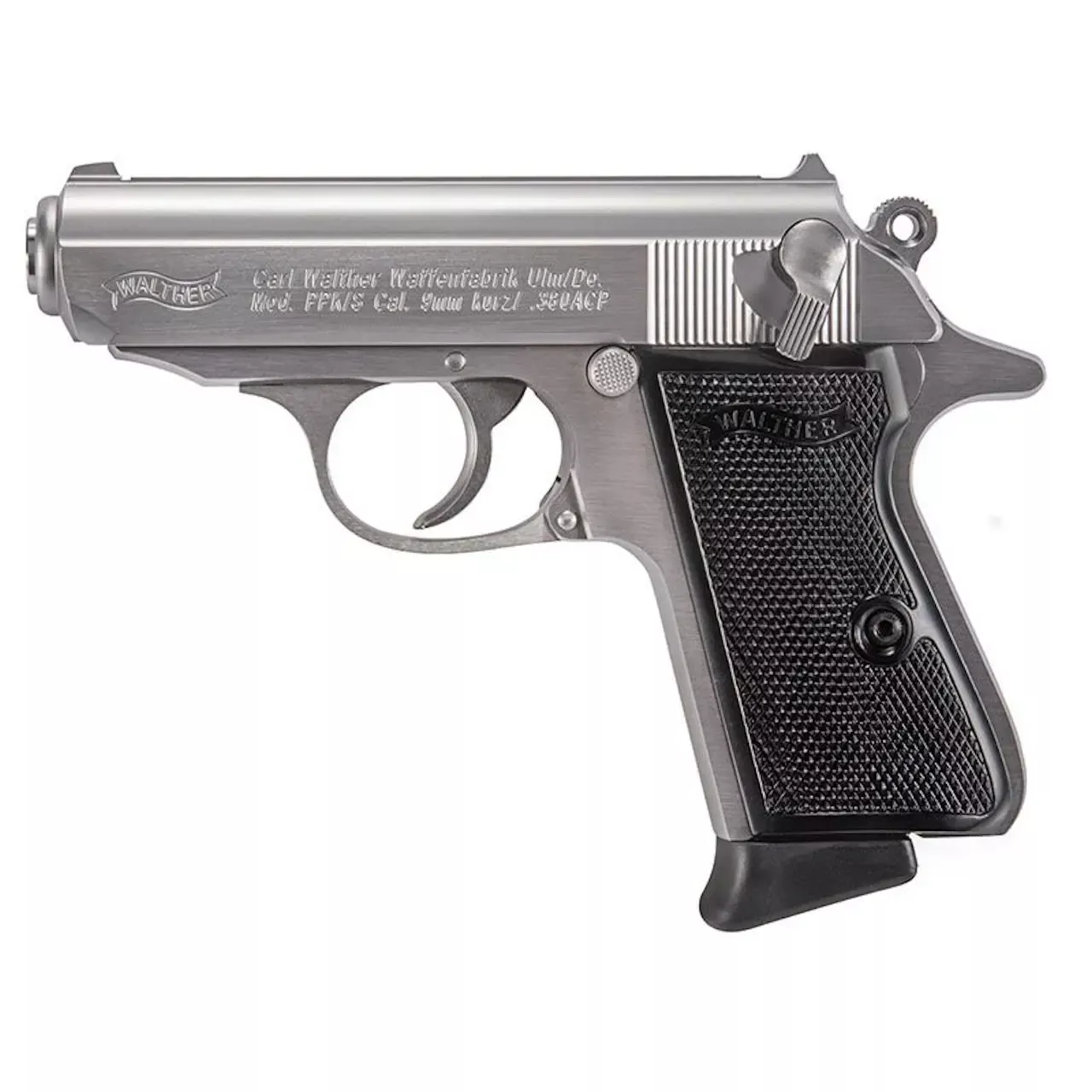 Walther PPK Pistol 380ACP Stainless 3.3"
