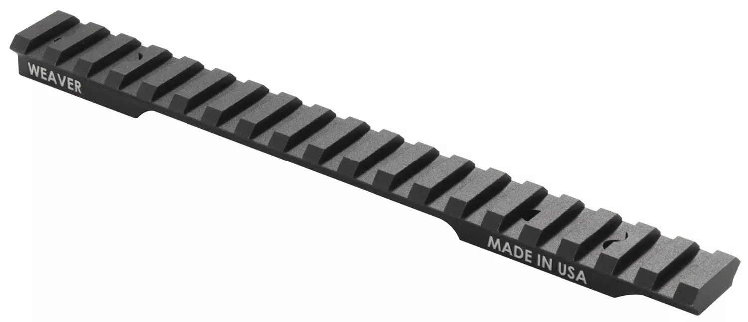 Weaver Mounts 99491 Multi-SlotSavage 10-16 Short Action Extended Black Anodize