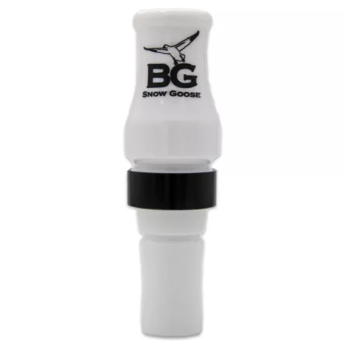White Poly Snow Ghost Snow Goose Call by Buck Gardner