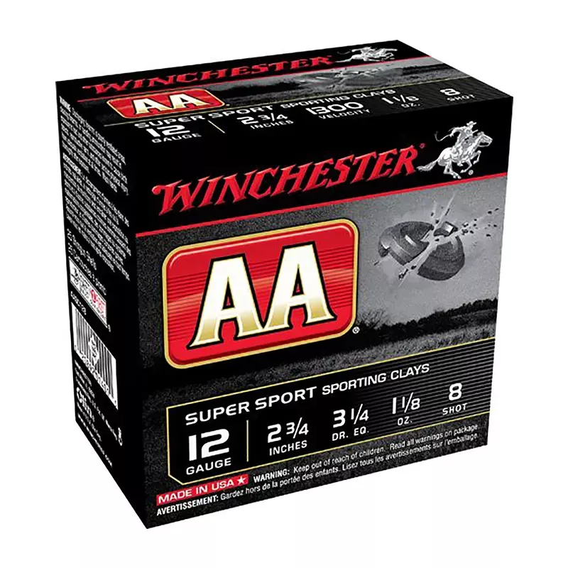 Winchester AA Target Load 12 Ga. 2.75" 1300 FPS 8 Shot 25 Per Box