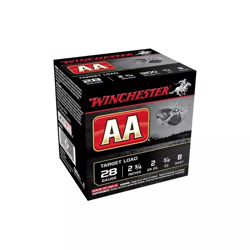 Winchester AA Target Loads 28Ga. 2 3/4" #8 25/Box