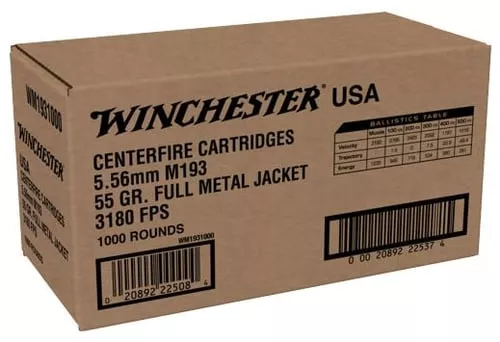 WINCHESTER LC USA 5.56 M193 1000RD FMJ