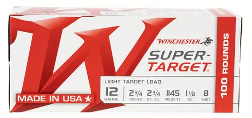 WINCHESTER SUPER TARGET 12G 23/4" 8SHT VALUE PACK