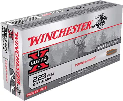 WINCHESTER SUPER X POWER POINT 223 64GR PSP 20RD/BOX 200RD CASE