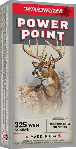 WINCHESTER SUPER X POWER POINT 325WSM 220GR 20RD BX 200RD CASE