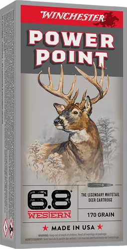 WINCHESTER SUPER X POWER POINT 6.8WST 170G 20RD BX 200RD CASE