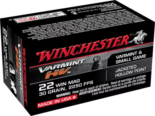 WINCHESTER SUPREME 22MAG 30 GR JHP