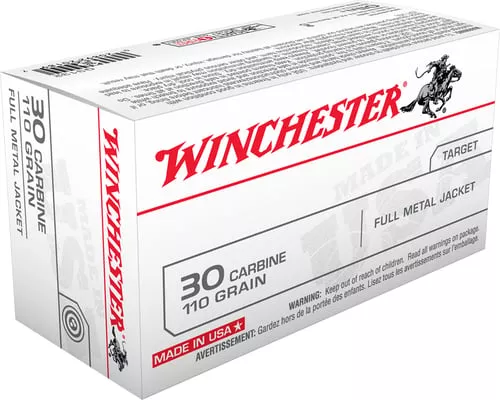 WINCHESTER USA 30 CARBINE 110GR FMJ